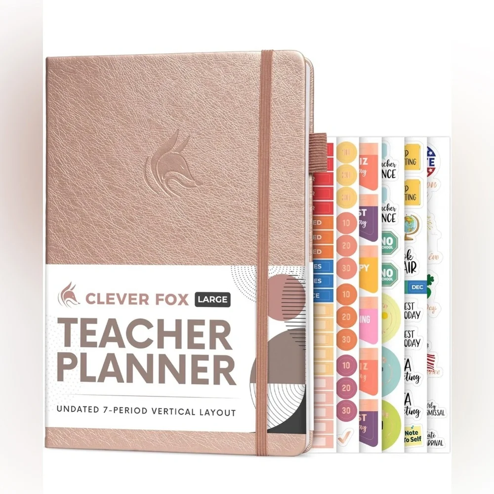 Clever Fox Teacher Planner Brand New